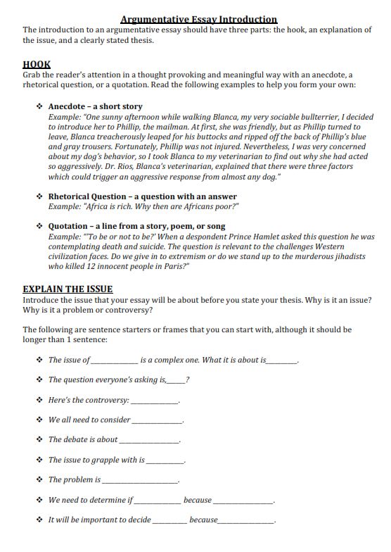 How to Write an Argumentative Essay Step by Step